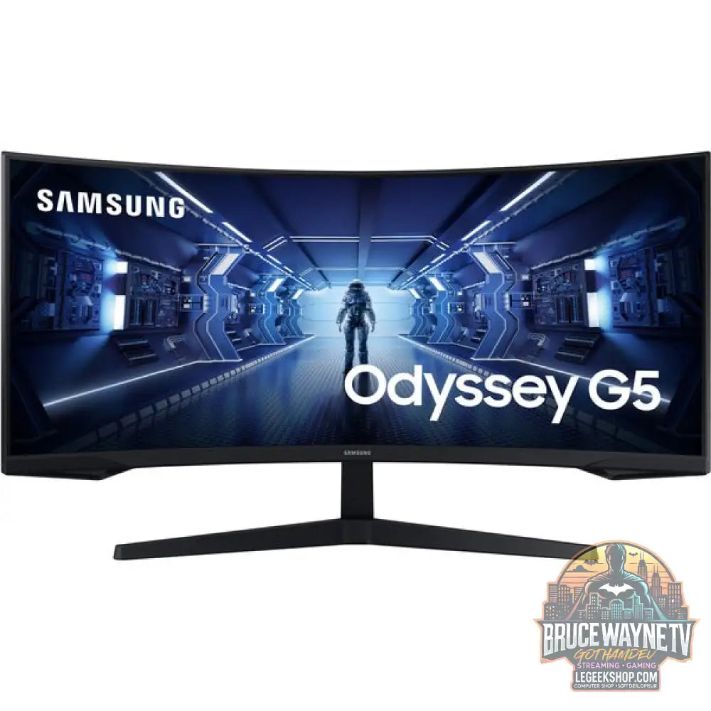 Samsung Odyssey G5 C34G55TWWP 34" QHD/WQHD VA 165 Hz - Samsung - vue 2