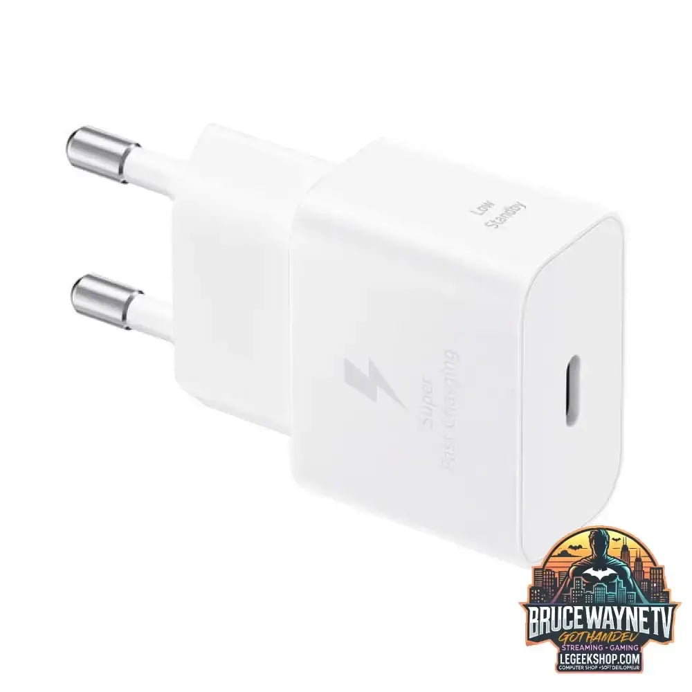Samsung Schnellladegerät EP-T2510X 25 Watt, mit Kabel weiß, GaN, PD 3.0, SFC, 1 Meter Kabel - Samsung - vue 2
