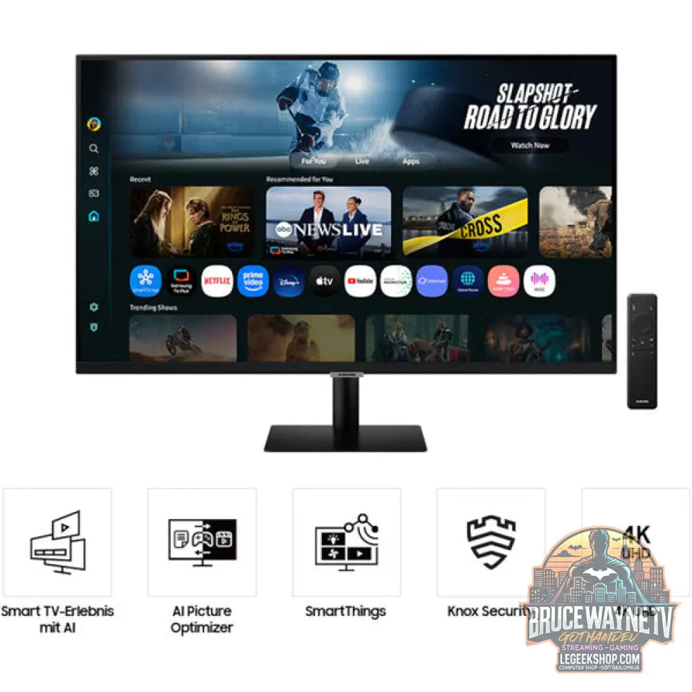 Samsung Smart AI Monitor S32FM700UU 32" 3840 × 2160 px VA 60 Hz - Samsung - vue 12