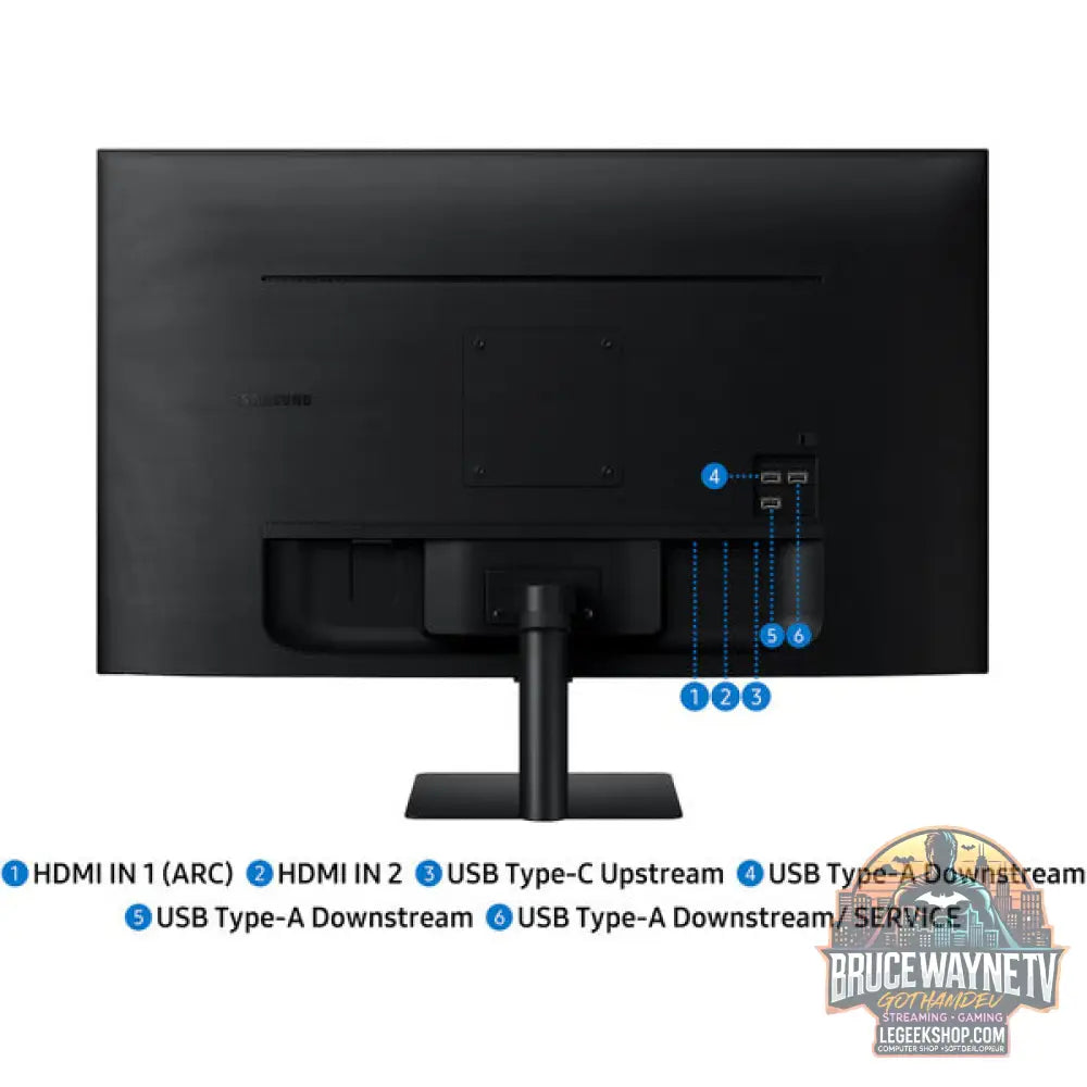 Samsung Smart AI Monitor S32FM700UU 32" 3840 × 2160 px VA 60 Hz - Samsung - vue 14
