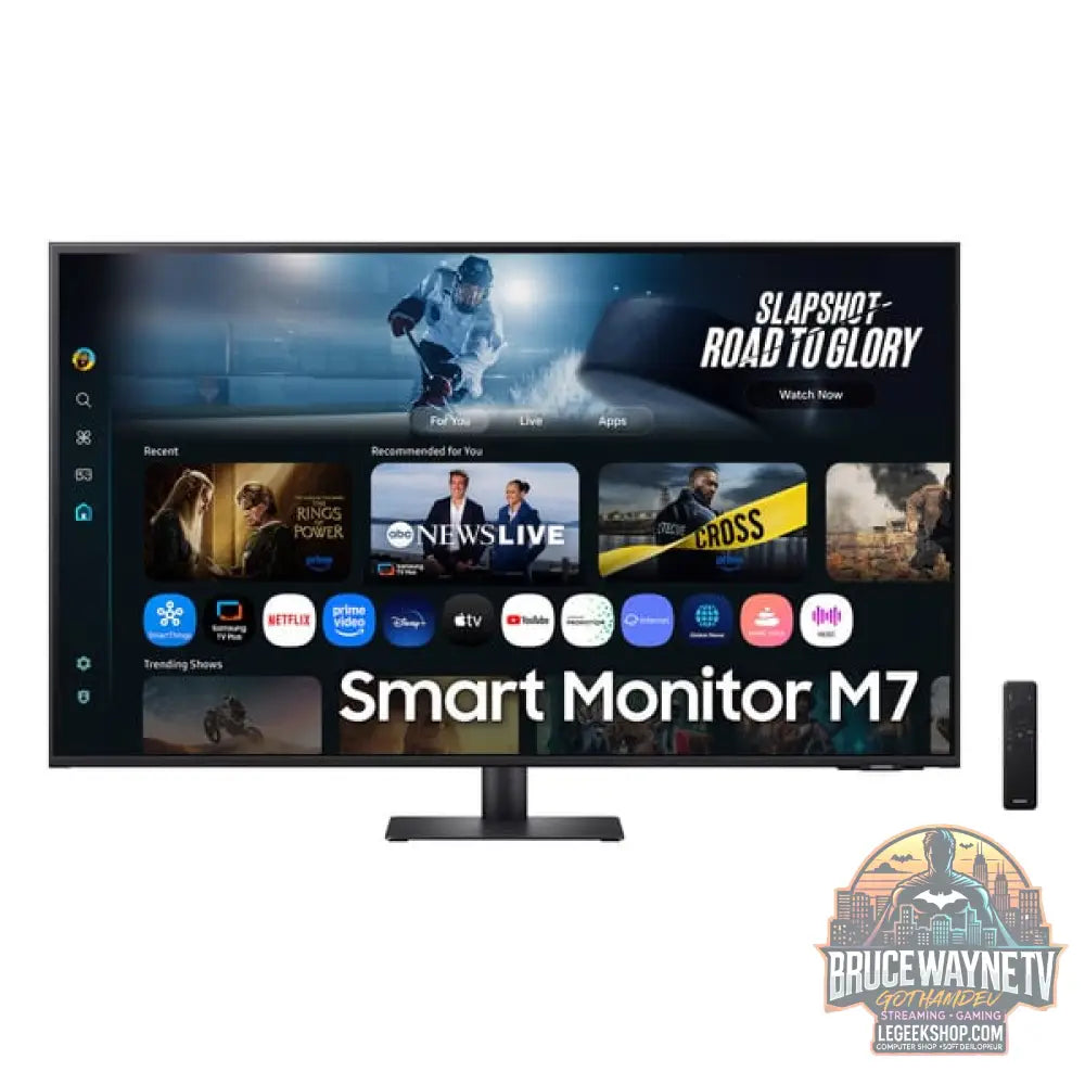 Samsung Smart AI Monitor S43FM700UU 43" 3840 × 2160 px VA 60 Hz - Samsung - vue 2