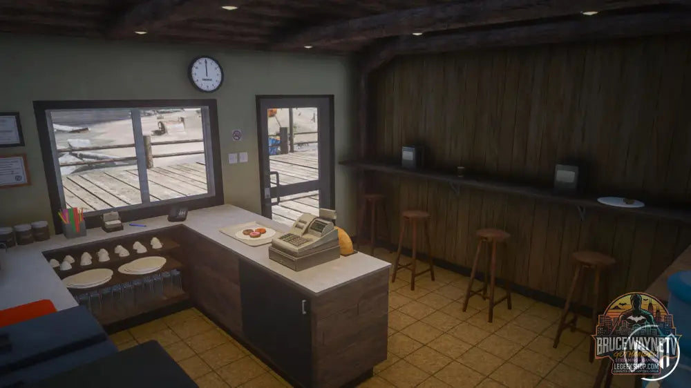 Sandy Shores Pier MLO FiveM - Quai Bois - Boutique Appats - Marche - Cafe Vue Lac - FiveM MLO