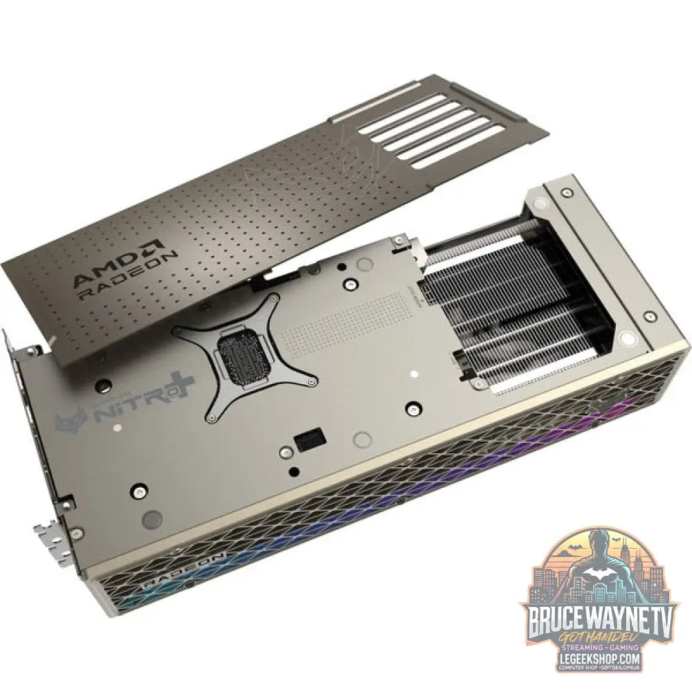 SAPPHIRE Radeon RX 9070 Nitro+ Gaming OC, carte graphique gris, RDNA4, GDDR6, 2x DisplayPort, 2x HDMI 2.1 - SAPPHIRE - vue 6