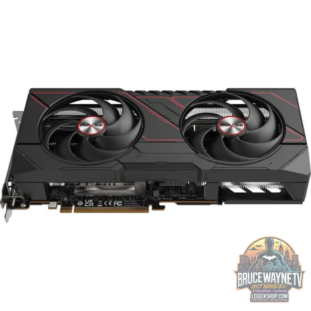 SAPPHIRE Radeon RX 9070 Pulse, carte graphique noir, RDNA4, GDDR6, 2x DisplayPort, 2x HDMI - SAPPHIRE - vue 5