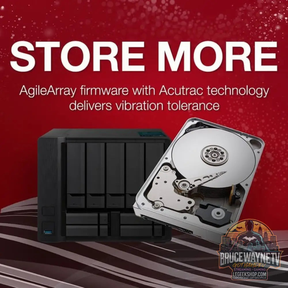 Seagate IronWolf NAS 8 TB CMR, Festplatte SATA 6 GB/s, 3,5" - Seagate - vue 4