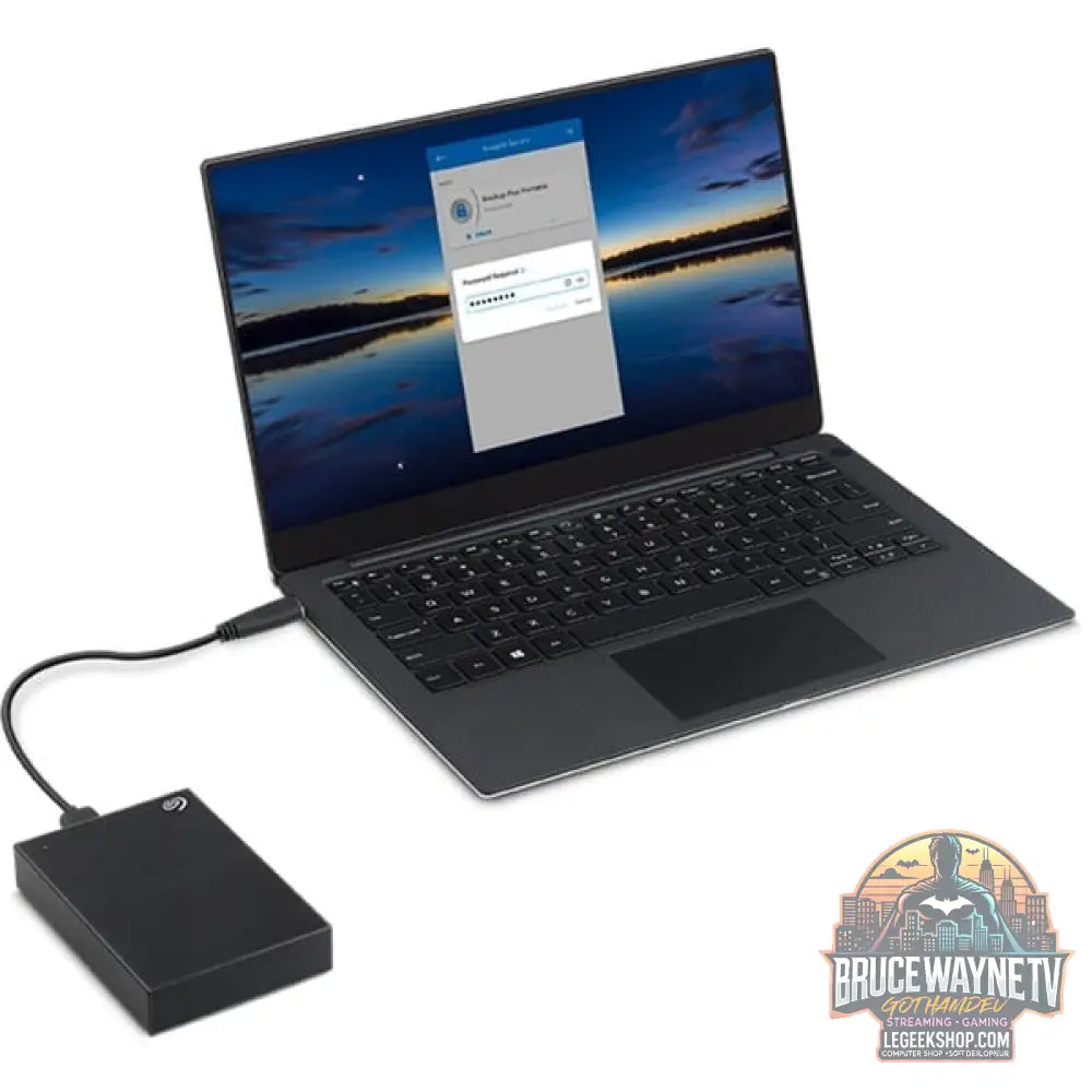 Seagate One Touch avec Kennwort 5 TB, Externe Festplatte noir, Micro-USB-B 3.2 Gen 1 (5 Gbit/s) - Seagate - vue 13
