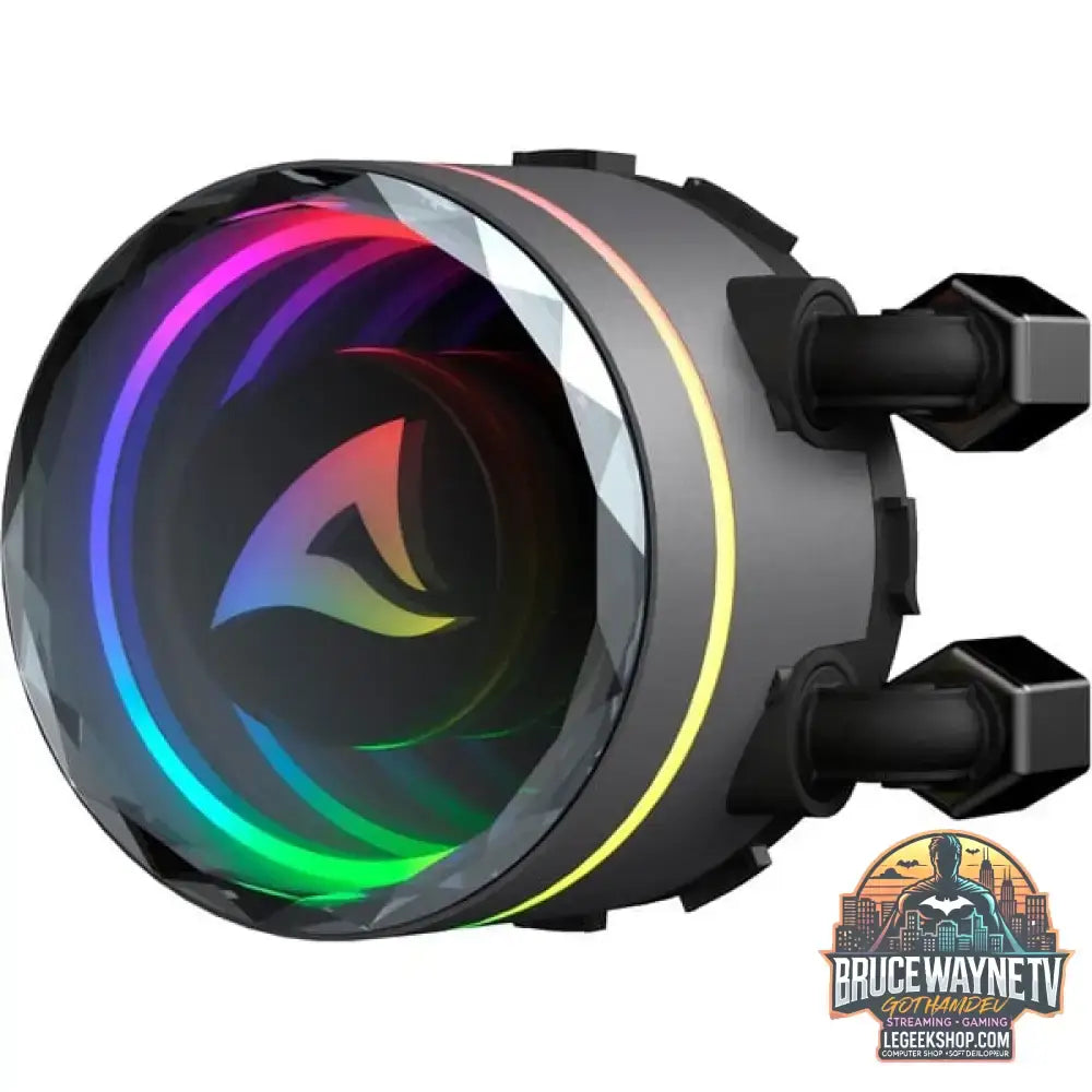 Sharkoon S80 RGB AIO 240mm, Wasserkühlung schwarz - Sharkoon - vue 12