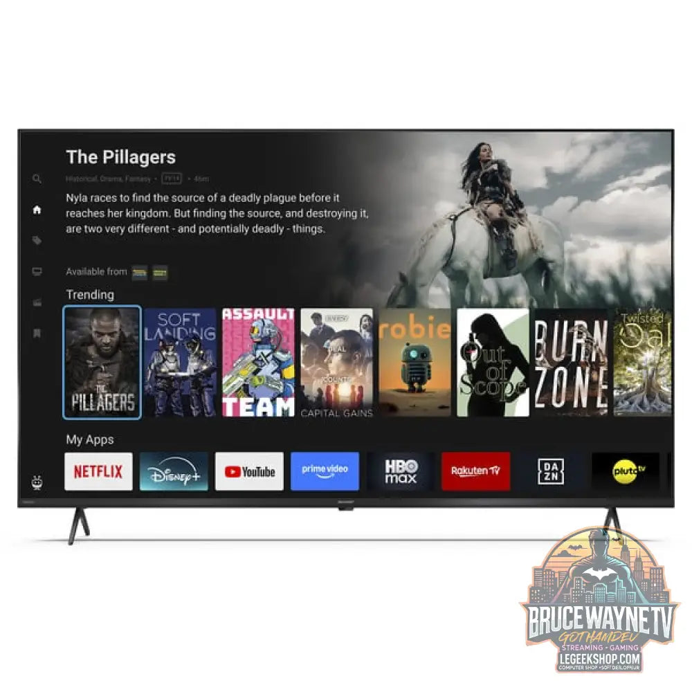 SHARP 50HM5745E, QLED-Fernseher - SHARP - vue 8