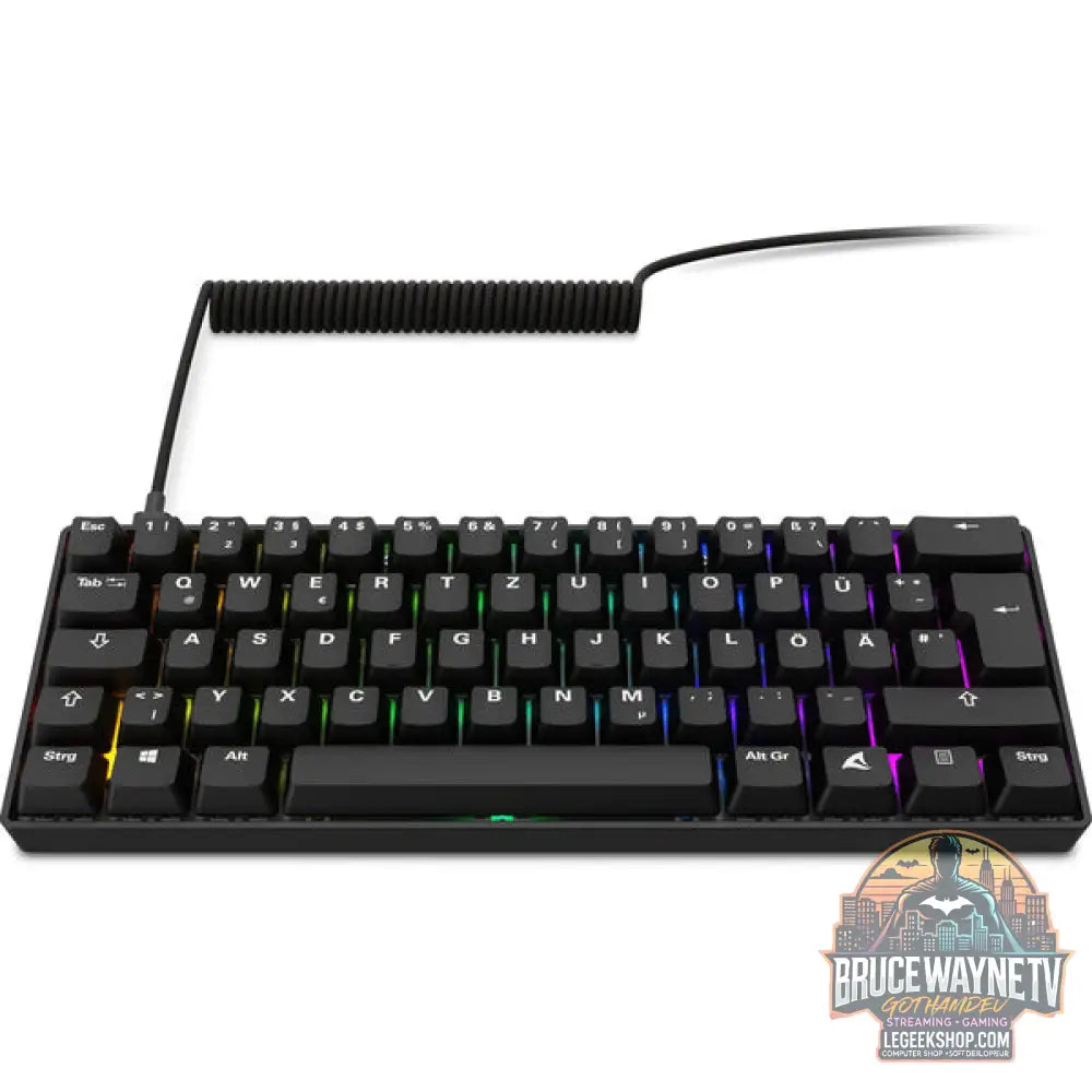 SKILLER SGK50 S4 Gen2 PBT - Sharkoon - vue 3