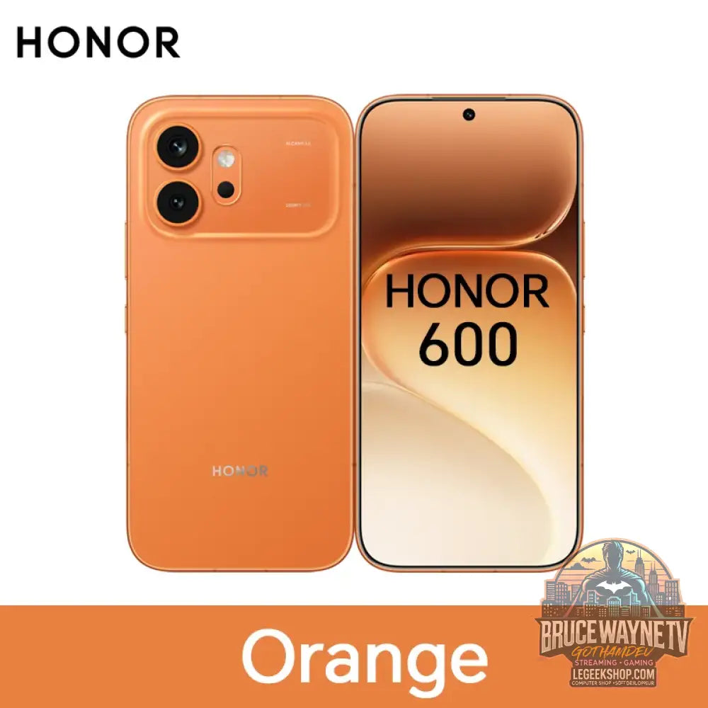 Smartphone HONOR 600 5G Version UE Snapdragon 7 Gen4 Écran AMOLED 6,57 pouces 6400 mAh 80W SuperCharge - Smartphone