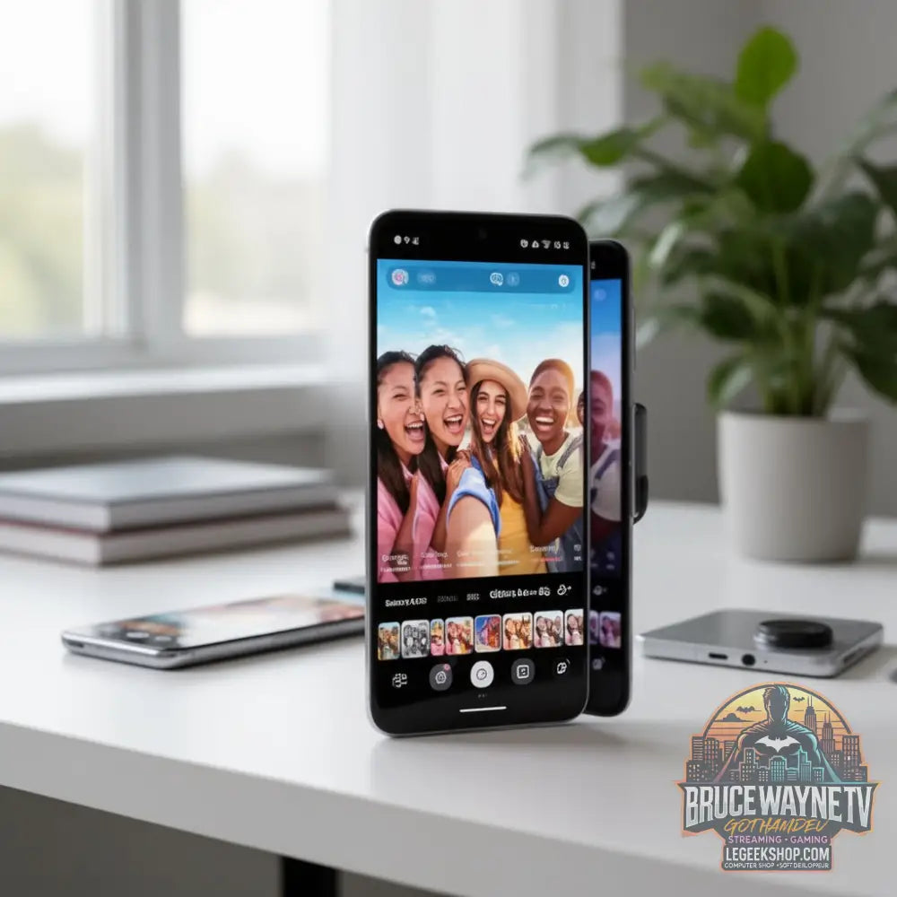 Smartphone Samsung Galaxy A56 — produit geek, vue 9, LeGeekShop
