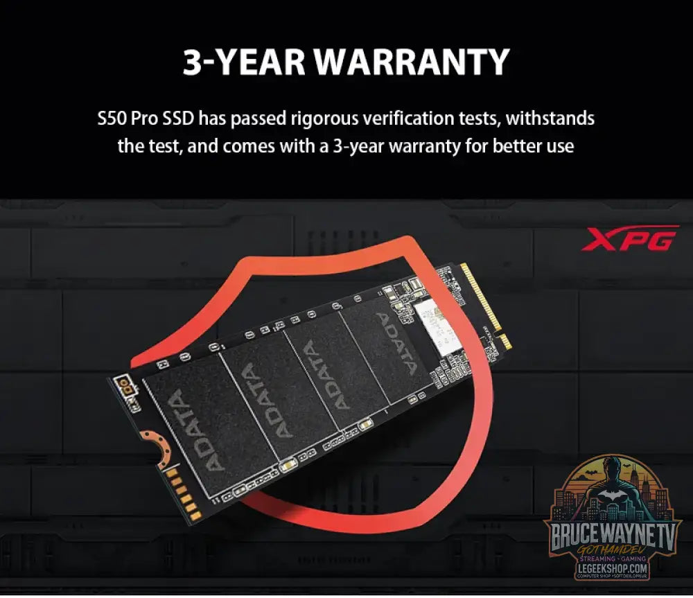 SSD NVMe ADATA XPG GAMMIX S50 PRO M.2 2280 PCIe Gen4x4 500GB 1TB 3D NAND TLC - SSD NVMe