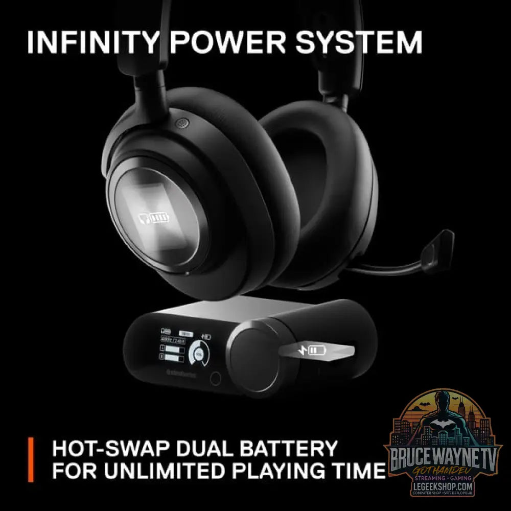 SteelSeries Arctis Nova Pro Wireless X, casque gaming - vue 6