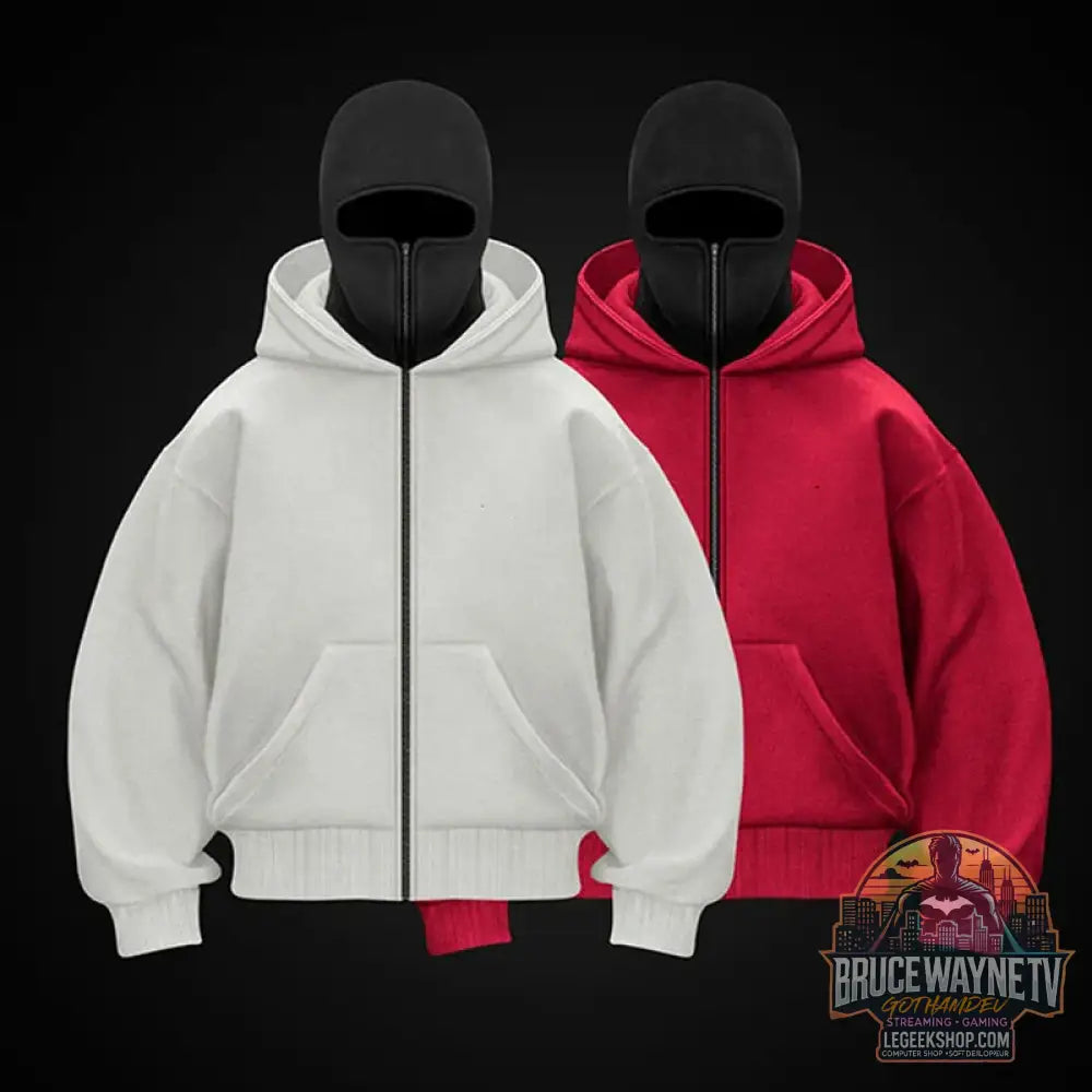 Sweat Capuche Zippé Unisexe Homme Femme Automne Hiver - Sweat Capuche