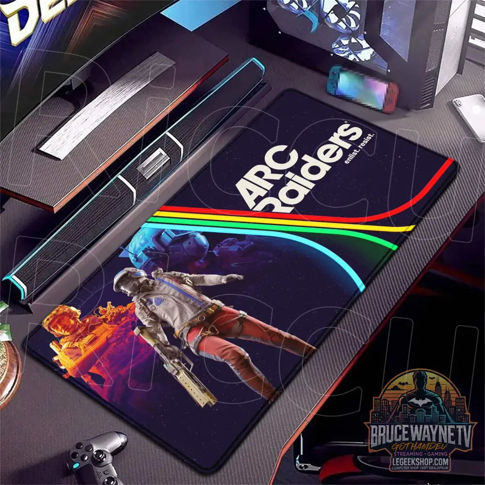 Tapis de Souris Arc Raiders HD XXL 80x40cm Gaming Antidérapant - Tapis de Souris