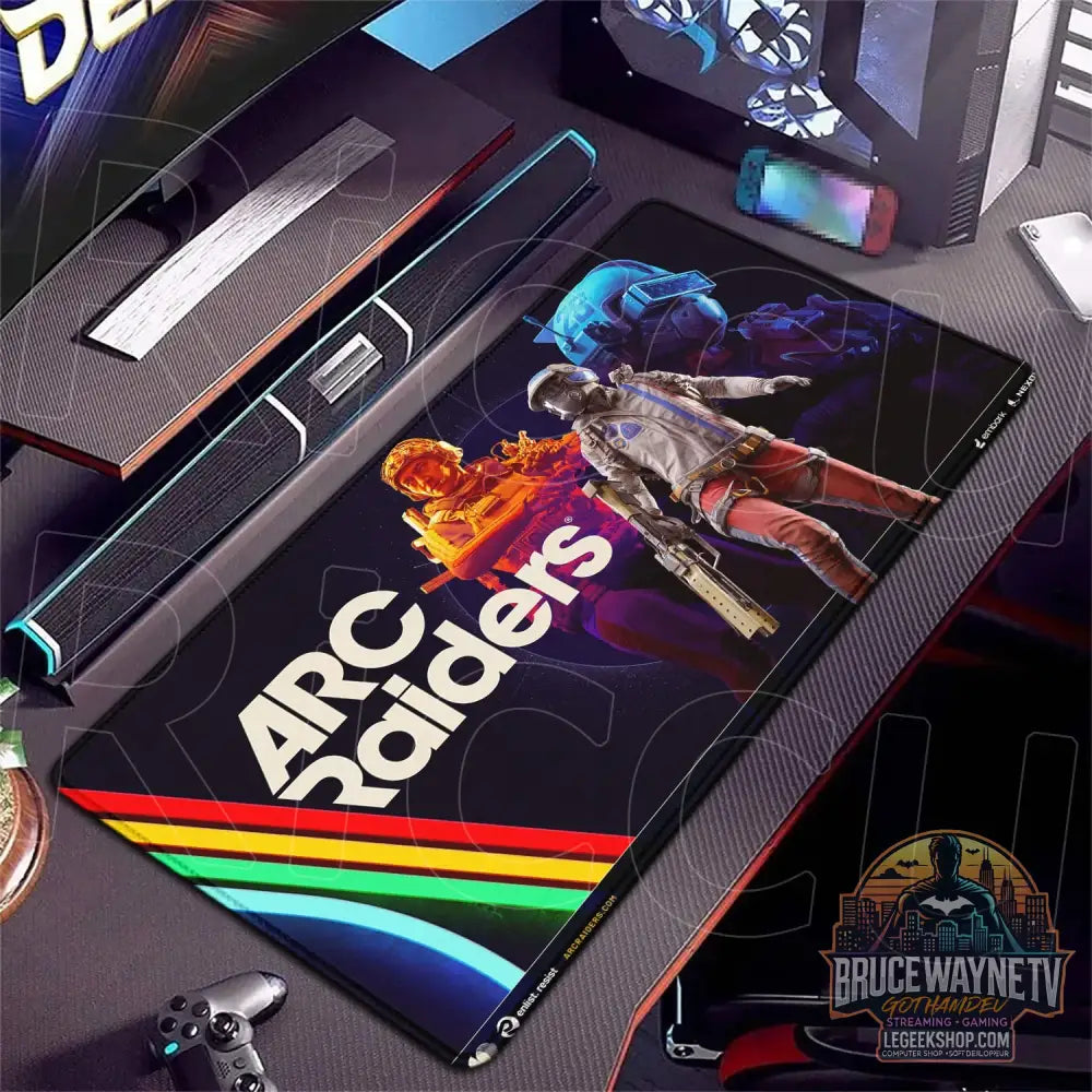 Tapis de Souris Arc Raiders HD XXL 80x40cm Gaming Antidérapant - Tapis de Souris