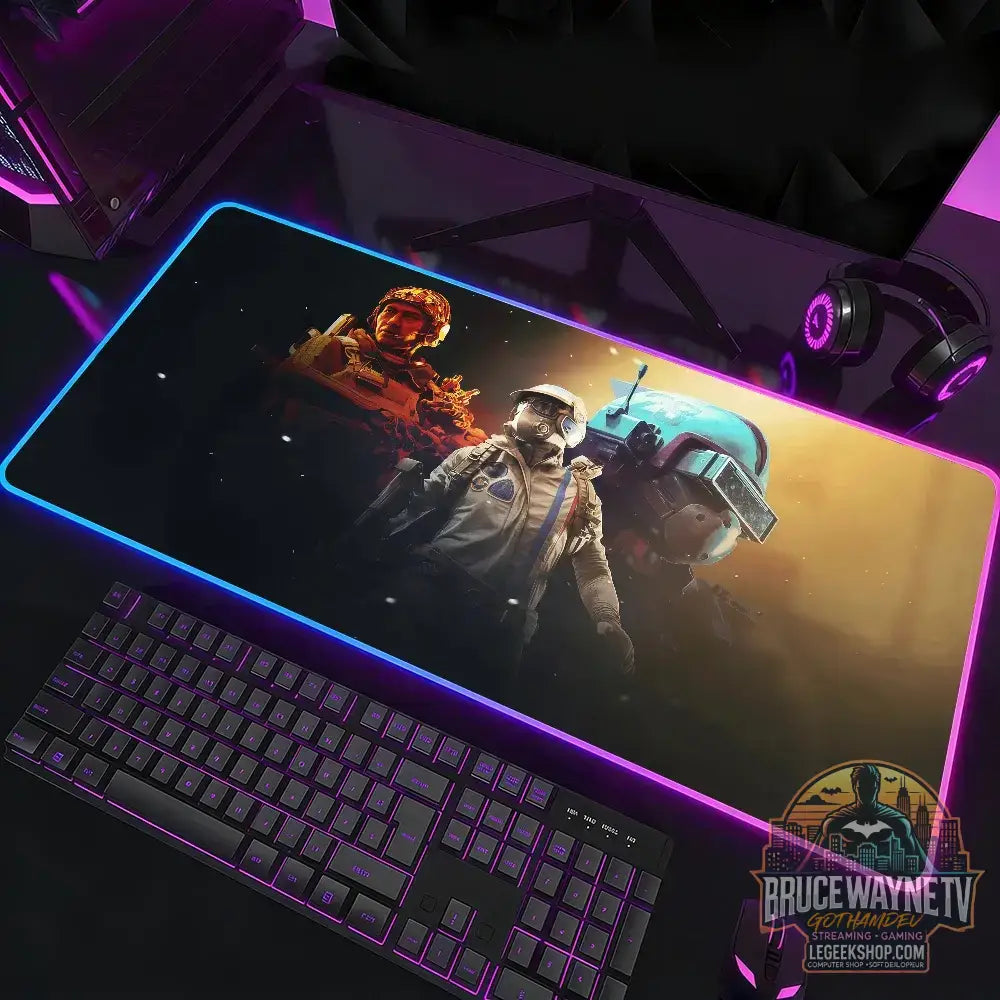 Tapis de Souris Arc Raiders LED RGB XXL Gaming Antidérapant - z1 / RGB400x900x3mm - Tapis de Souris
