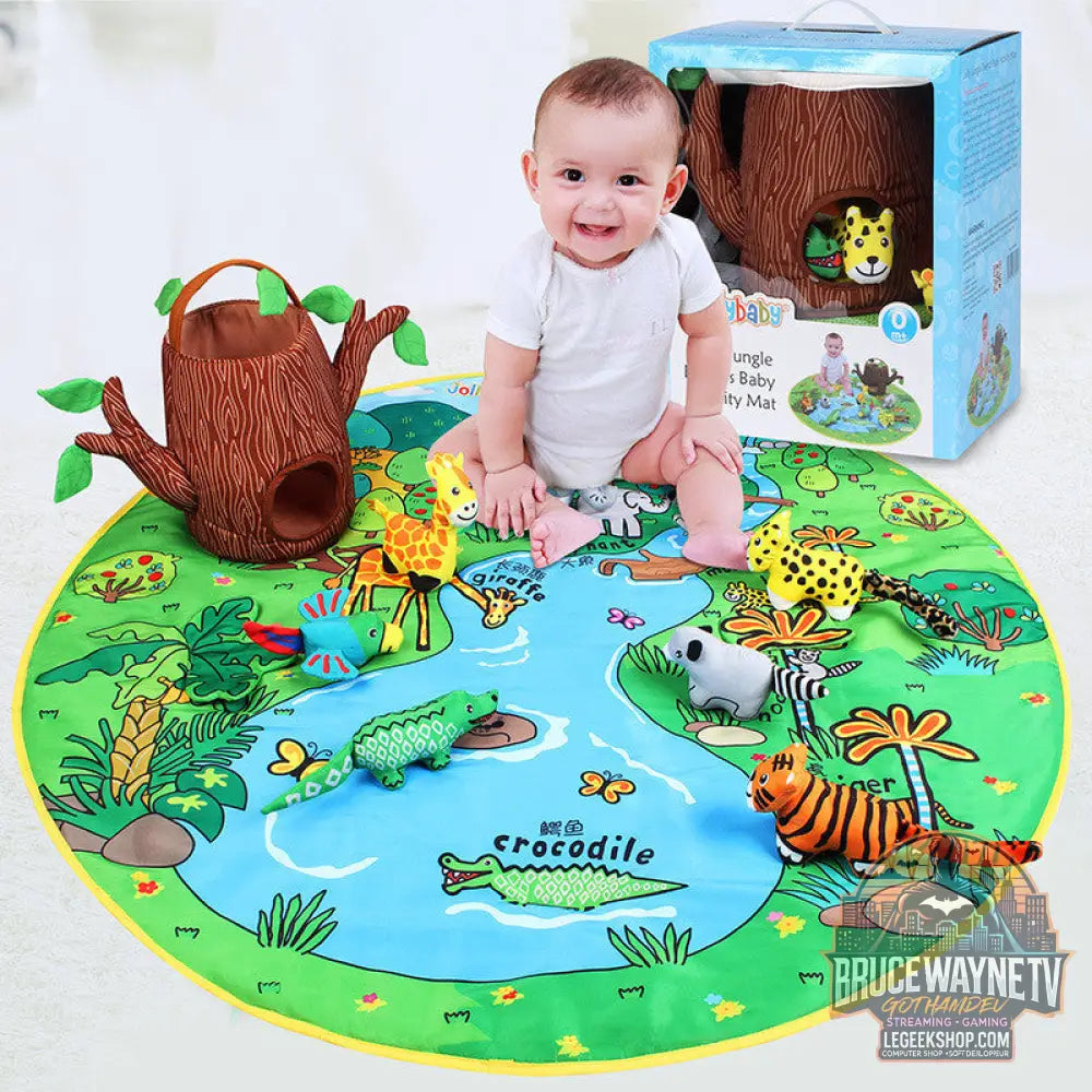 Tapis Éveil Bébé Jouets Éducatifs Animaux Apprentissage - Jungle game blanket - Jouets Bébé