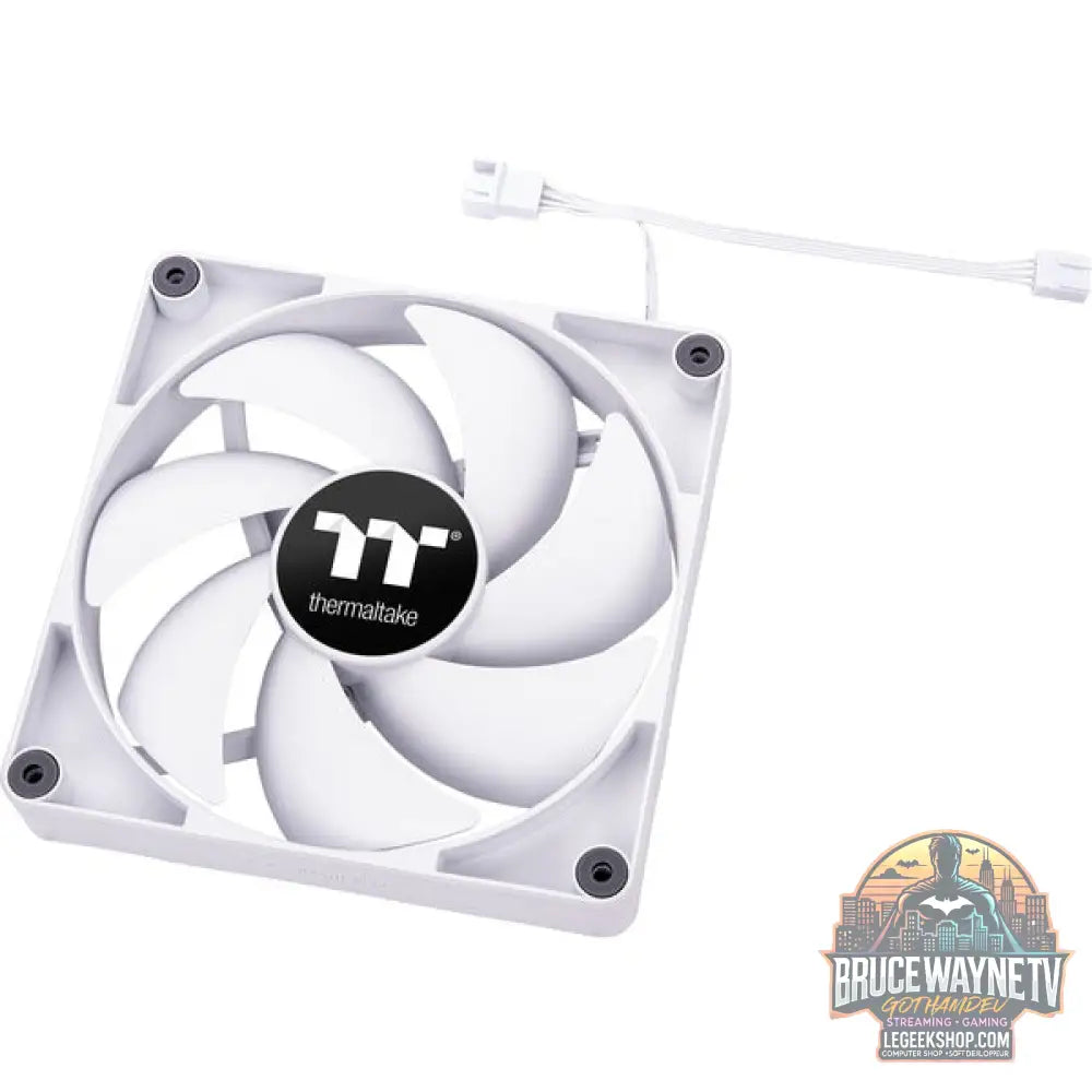 Thermaltake CT140 PC Cooling Fan White, Gehäuselüfter - Thermaltake - vue 6
