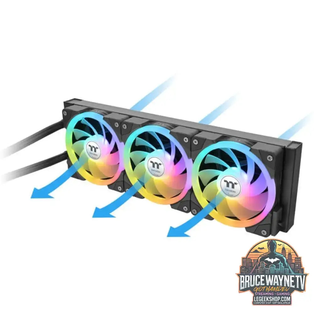Thermaltake MAGFloe 420 Ultra ARGB Sync AIO Liquid Cooler, Wasserkühlung schwarz - Thermaltake - vue 5