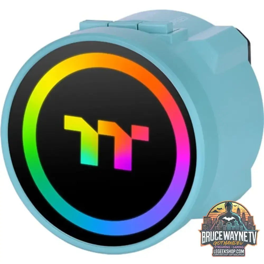 Thermaltake TOUGHLIQUID 240 ARGB Sync AIO Liquid Cooler Turquoise 240mm, Wasserkühlung türkis - Thermaltake - vue 4