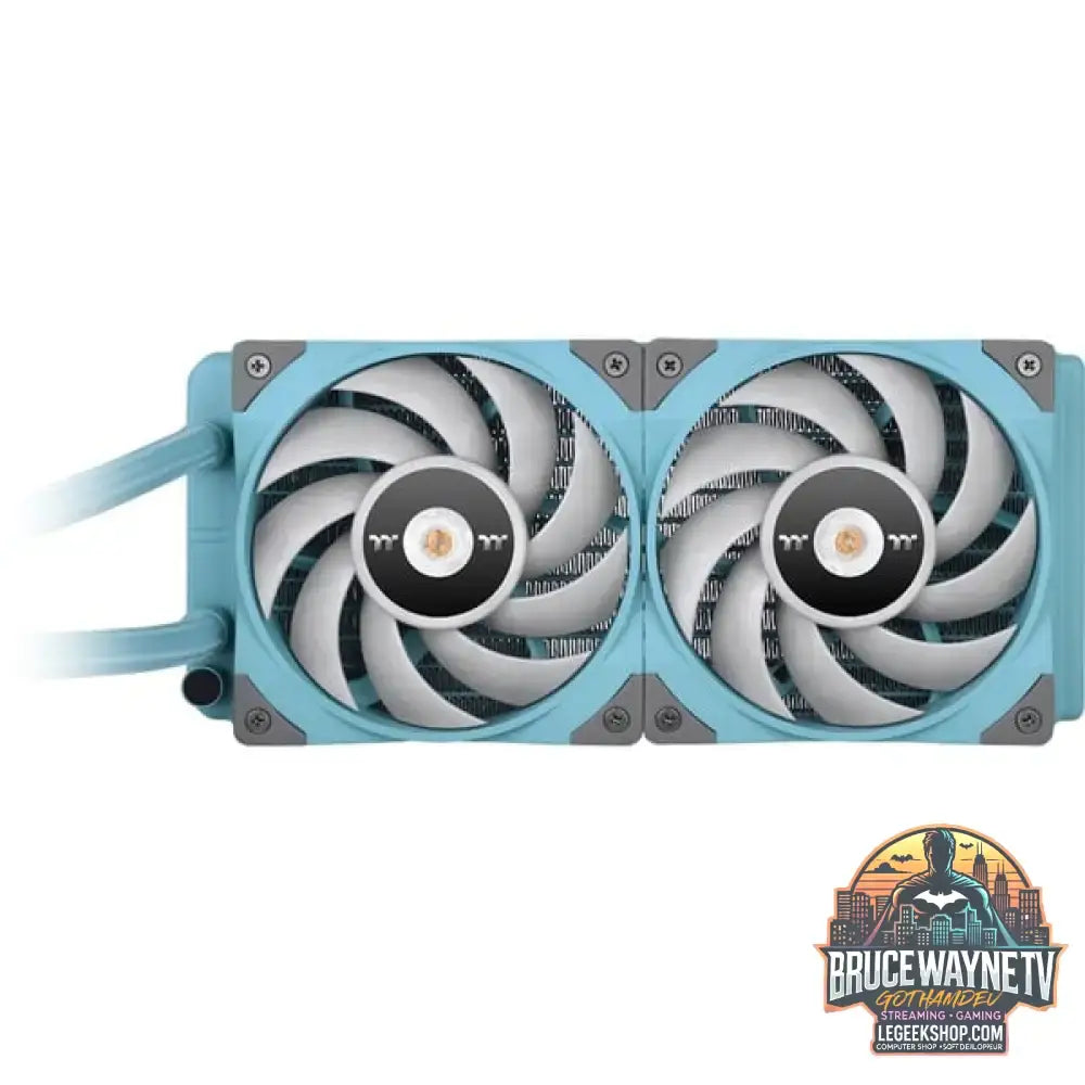 Thermaltake TOUGHLIQUID 240 ARGB Sync AIO Liquid Cooler Turquoise 240mm, Wasserkühlung türkis - Thermaltake - vue 2