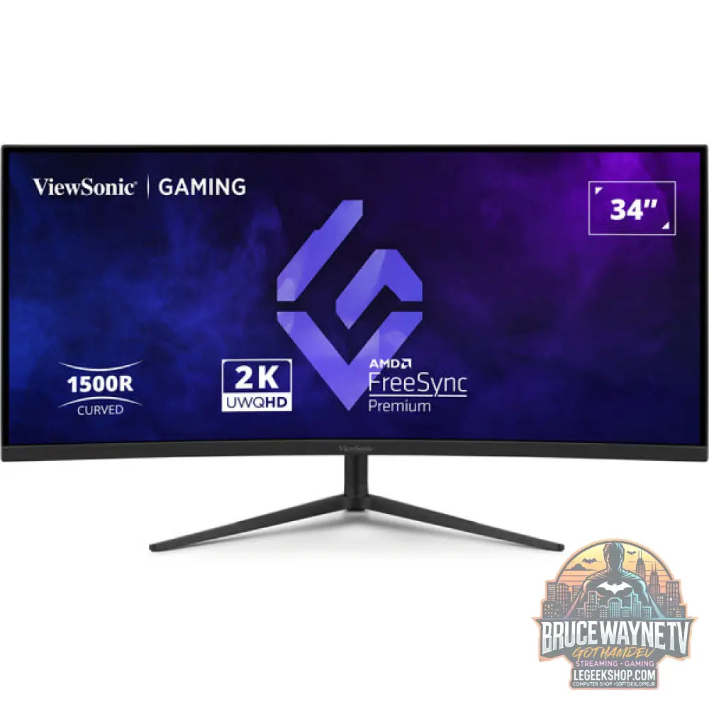ViewSonic VX3418C-2K 34" QHD/WQHD VA 180 Hz - ViewSonic - vue 2