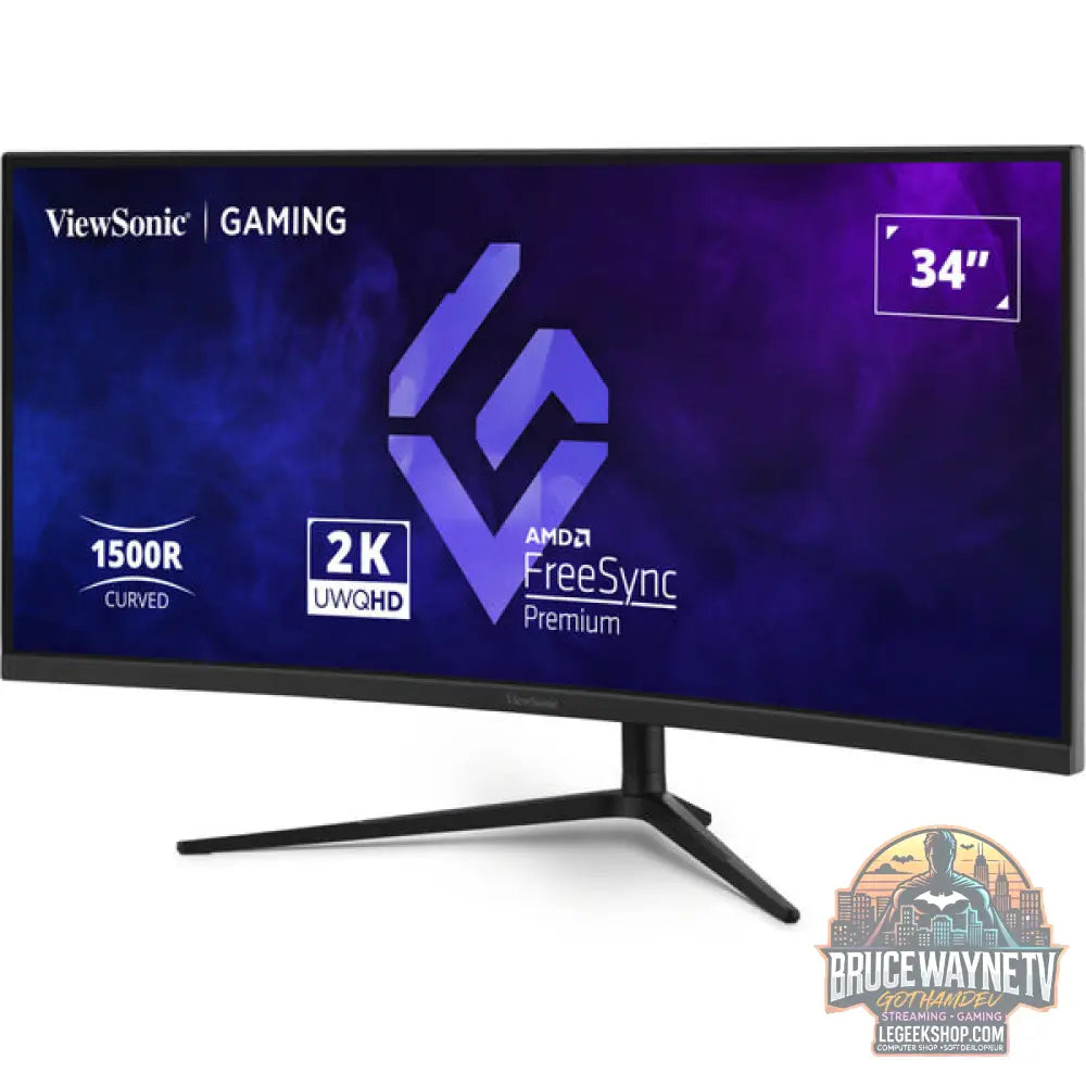 ViewSonic VX3418C-2K 34" QHD/WQHD VA 180 Hz - ViewSonic - vue 3