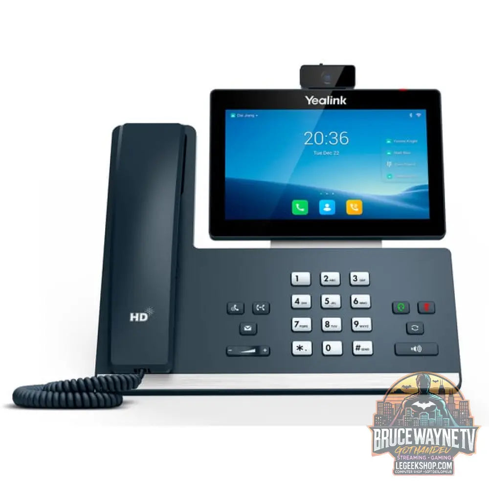Yealink SIP-T58W avec Kamera, VoIP-Telefon noir - Yealink - vue 2