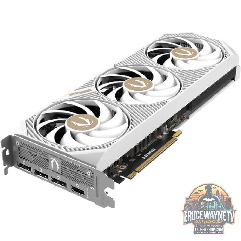 ZOTAC GeForce RTX 5070 AMP WHITE Edition, carte graphique - ZOTAC - vue 2