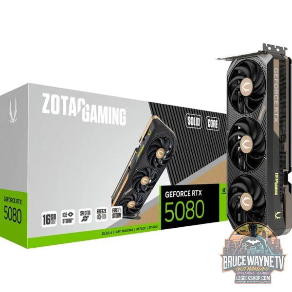 ZOTAC GeForce RTX 5080 SOLID CORE, carte graphique - ZOTAC